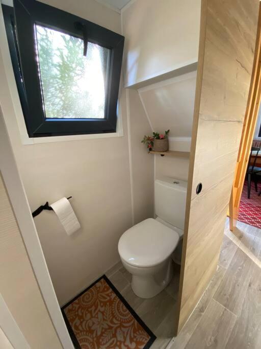 Tiny House Sur Terrain Boise A 10 Mn De La Mer Férel Exterior foto